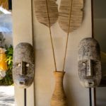 wazon Castor_dekoracja lisc banana Dekoracje, lampy, wazony Monnarita – naturalnie piękne